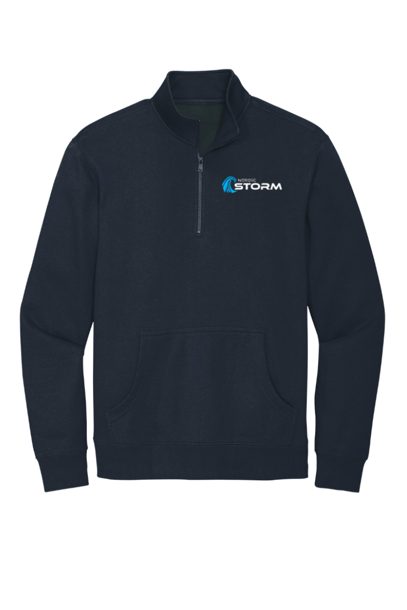 Nordic Storm Quarter Zip - Navy - Full Logo